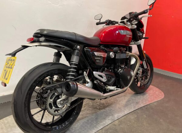 2022 Triumph Speed Twin 1200 (Korosi Red/Storm Grey) - Castle Motorcycles